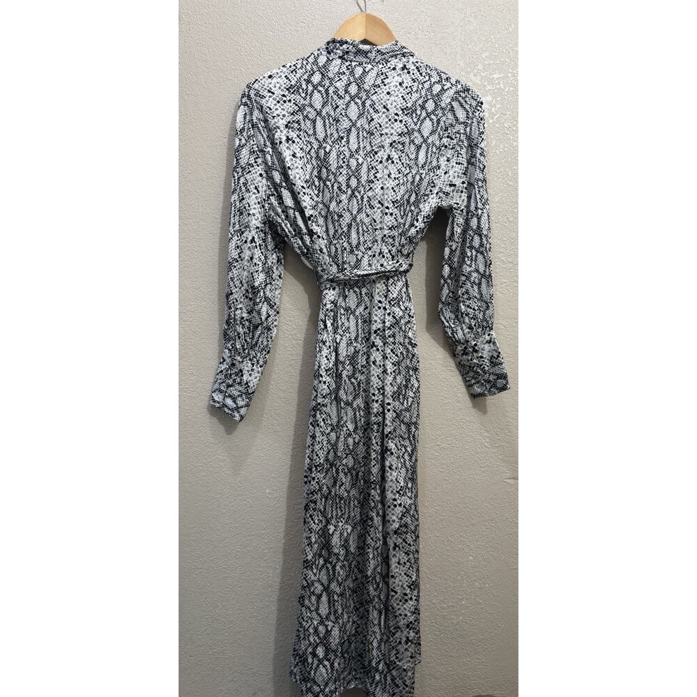 Good American The Sheer Snake Skin Python Robe Size 0 - Picture 4 of 5